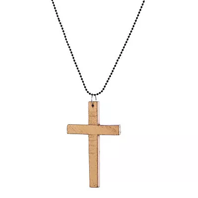 Medieval  Cross Pendant Necklace For Fancy Dress Monk Necklace • £4.79