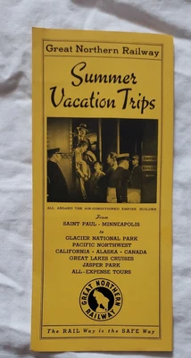 $9.99 • Buy 1940s Great Northern Railway Empire Builder Brochure 