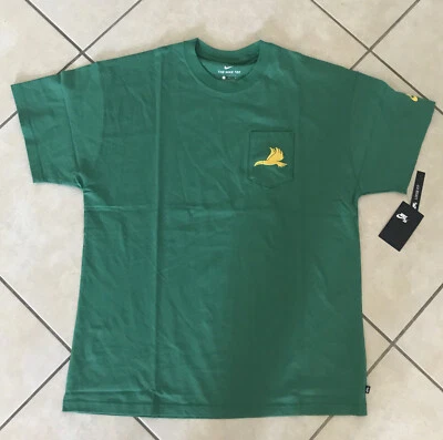 $46.75 • Buy NIKE Men’s L SB X Parra Brazil Kit Olympics Tee T-Shirt Green Yellow CZ3492-312