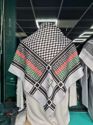 Palestinain Flag Scarf Arab Palestine Mens Women Palestinian Head Neck Wrap • £9.99