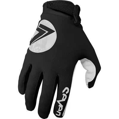 Seven 2022 MX Annex 7 Dot Black Kids Off Road Motorcross Dirt Bike Gloves • $44.95