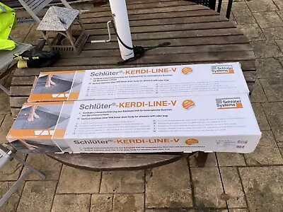 Two Shower Concealed Linear  Drain Schulter Kerdi Line V KLV 50 GE 70 Hi End • £240