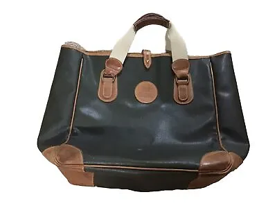Mulholland Brothers 2 Way Shoulder Bag PVC/ Leather Large Capacity Tote 14” READ • $45