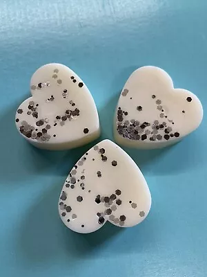 3 Large Heart Shaped Perfume Inspired Fragrance Wax Melts. 60g Total • £3.25