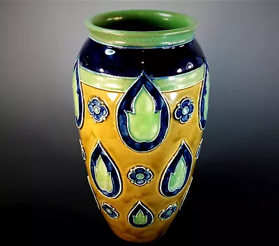 £185 • Buy UNUSUAL LARGE ROYAL DOULTON (LAMBETH) ARTWARE ' NEW STYLE ' VASE By JANE HURST?