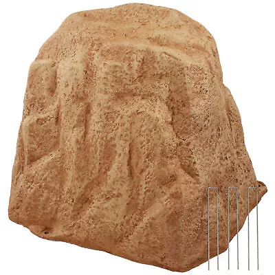 Artificial Polyresin Landscape Rock With Stakes - Sand By Sunnydaze • $94.95