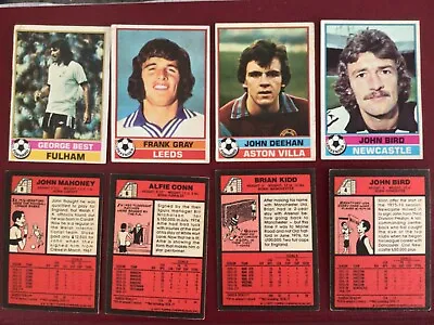 Topps 1977/78 Red Back Football Cards Numbers  1 - 200-select The Cards You Need • £1.75