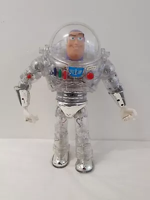 🔶very Rare Thinkway Pixar Toy Story 12” Clear Interstellar Buzz Lightyear Works • $660