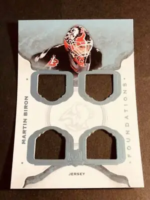 2014-15 The Cup BLANK BACK PROOF Foundations Jersey Martin Biron Sabres • $6.25