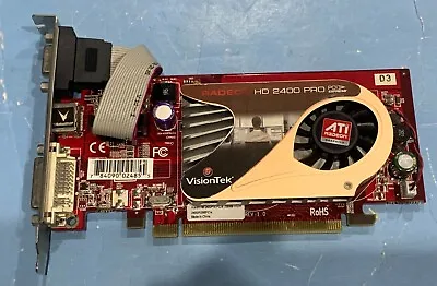 VisionTek ATI Radeon HD 2400PRO Video Card 256MB DDR2 SDRAM PCIe VT-400207 • $11
