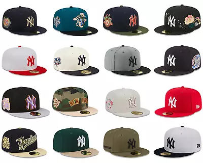 NEW New York Yankees New Era 59FIFTY 5950 Collaboration Fitted Baseball Cap • $14.66