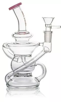 Sky High 7  Klein Vortex Recycler Tobacco Smoking Water Hookah Bubbler Bong-Pink • $59.99