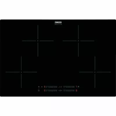 Zanussi ZITN844K 78cm 4 Burners Induction Hob Touch Control Black • £439