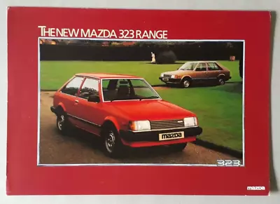 Mazda 323 Range Brochure / Leaflet 1981 - 1100 1300 1500 GT • $8.83