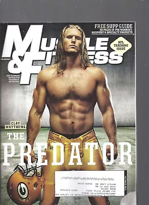 Muscle Fitness Magazine October 2011 Clay Matthews Green Bay Packers Cover • $12.60