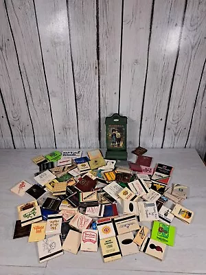 LOT Of VINTAGE Matches 50+ VARIOUS Cond. Some Full Some Cut Some Empty Dispenser • $60.69