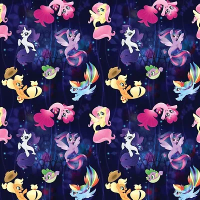 My Little Pony Faraway Adventures 100% Cotton Sewing Fabric Material BTHY Hasbro • $5.99