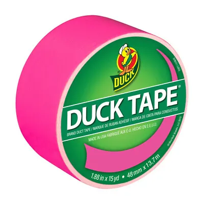  Color Duck Tape® Brand Duct Tape - Neon Pink 1.88 In. X 15 Yd. • $11.75