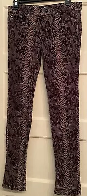 ELSE Women's SKINNY Jeans Python Black/Brown~SZ 28W~Cotton/Spandex~NWT $78  • $18.99