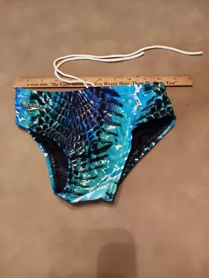 Speedo Diving Swim Brief SnakeSkin Mens Size 26. • $14.50