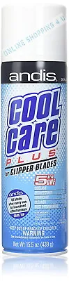 Andis Cool Care Plus Cleaner Spray For Clipper Blades Trimmer 5 In 1 Coolant • £11.49
