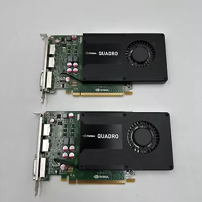 Lot Of 2 NVIDIA Quadro K2000 2GB GDDR5 PCIe Video Graphics Card GPU • $35