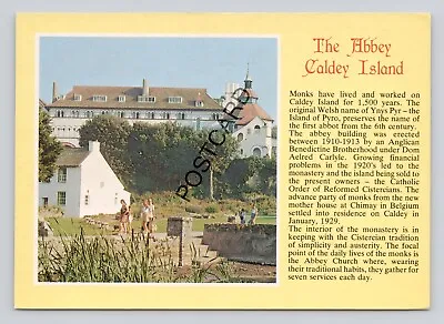 Postcard Wales Caldey Island The Abbey. Viewfinder Postcards (G5) • £6.99