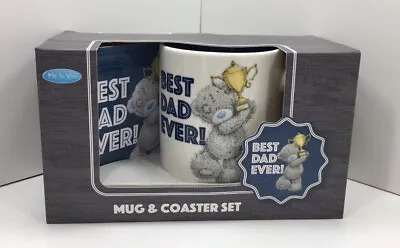 Me To You Best Dad Ever Mug And Coaster Set By Carte Blanche For All Occasions • £9.95