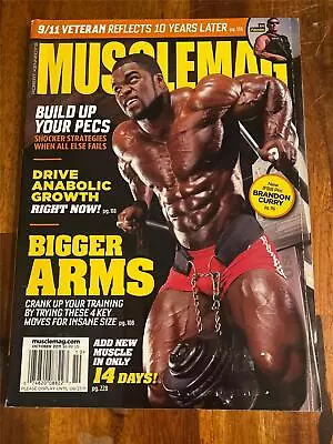 MUSCLEMAG Bodybuilding Muscle Magazine BRANDON CURRY 10-11 • $4.99