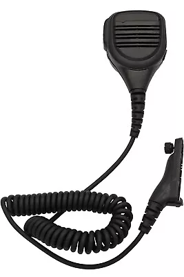 Remote Speaker Mic W/ 3.5mm Audio Jack - Motorola Radios XPR6550 XPR6580 XPR6500 • $32.94