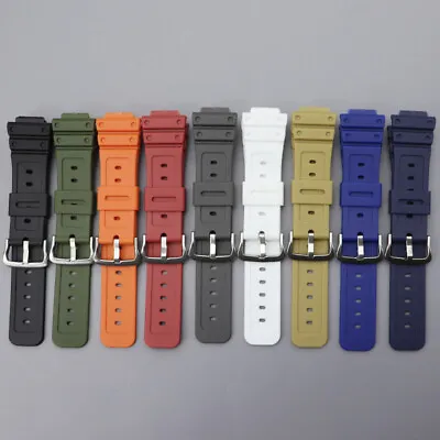 Rubber Resin Strap For Casio G-SHOCK DW6100-1V DW-6100-7V DW-6900 Watch Band  • $11.10