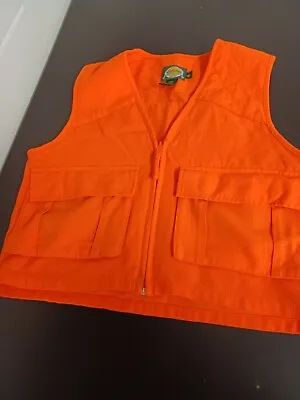 $29.39 • Buy Cabela's Men's Vest Size M Upland Bird & Big Game Hunting Orange