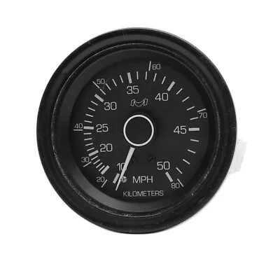 Medallion Boat Speedometer Gauge | 50 MPH 3 1/4 Inch Black • $30.13