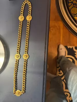 Rare Versace Medusa Chain Necklace Collector Piece • $649