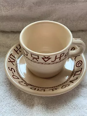 Wallace China Westward Ho Rodeo Cup And 6 In Saucer Set • $30