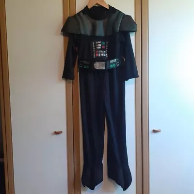 Boys Black Darth Vader Halloween Costume Rubies Star Wars Age 5-6 Years. • £5.99