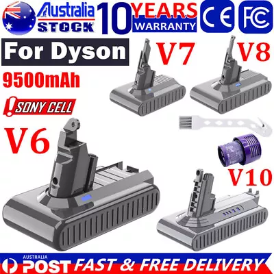 9500mAh Battery For Dyson V6 V7 V8 V10 SV10 SV11 SV12 Animal Absolute Motorhead • $34.99