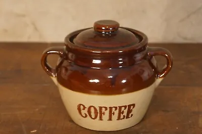 Vintage Monmouth Stoneware Coffee Jar • $30