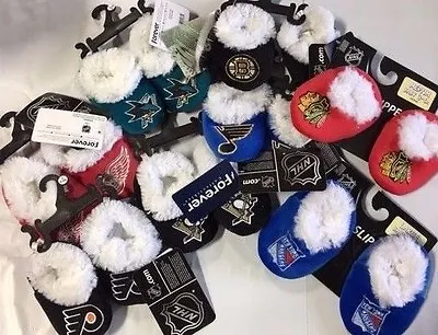 £7.27 • Buy Hockey NHL Infant Newborn Baby Booties Slippers NEW Shower Gift Pick Team & Size