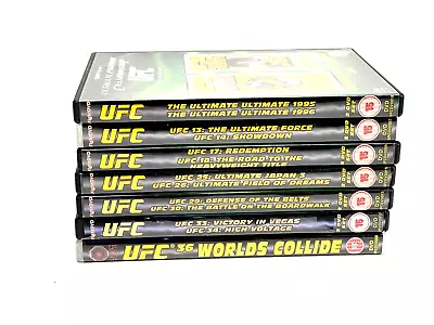 Vintage 1990-2000s UFC DVD Lot - Ultimate Fighting Championship 13 DVDs FightDVD • $49.99