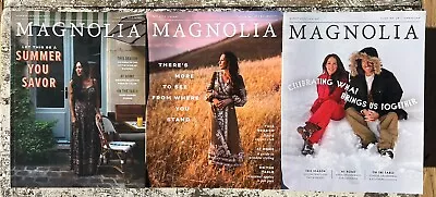 Magnolia Journal Magazine Lot Of 3 Issues 2023 - Summer #27 FALL #28 Winter#29 • $13.95