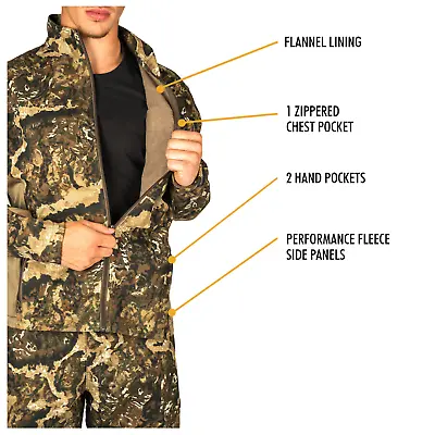 Hot Shot Men’s Flannel Lined Camo Hunting Jacket • $79.99