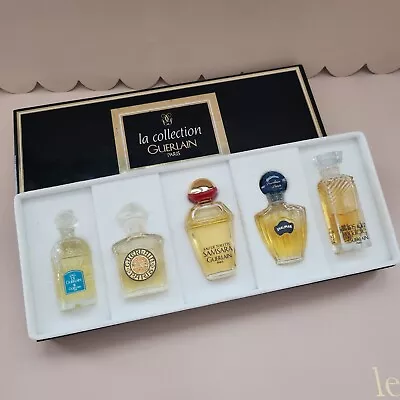Vintage GUERLAIN Miniature Perfume Collection Set Of 5 Samsara Mitsouko Shalimar • $128