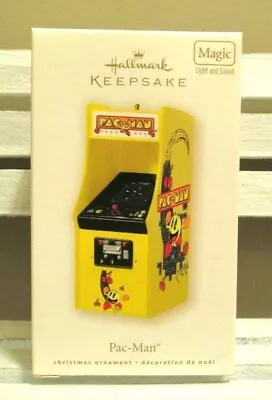 Hallmark Pac-Man Ornament 2008 New W/Box - Tested - Works Great! • $99.95