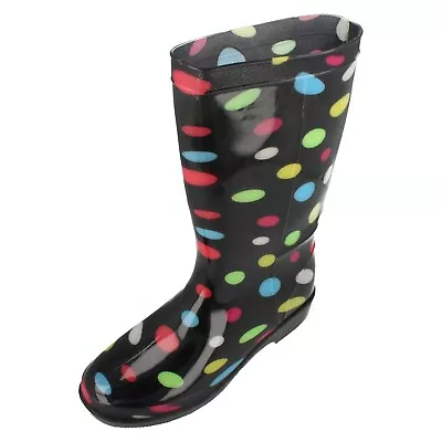 £16.99 • Buy Ladies Spotty 01 By Spot On Wellington Boots