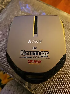 Genuine Vintage SONY D-E307CK Discman Portable CD Player Walkman Silver/Black • $25