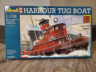 Revell Of Germany 05207 1:108 Harbour Tug Boat Plastic Model FACTORY SEALED E • $19.99