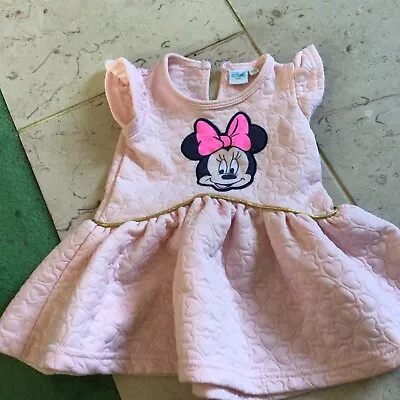 BNWT Disney Baby Girl Summer Dress Minnie Mouse 3/6 Months • £6