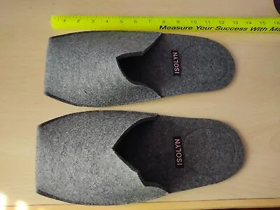 Felted Wool Slippers Handmade Unisex Big Size Made In Great Britain • $14.99