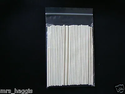 6” Paper Lollipop Sticks 6” Paper Lolly Sticks 6” Cake Pop Sticks Choose Qty • £3.20